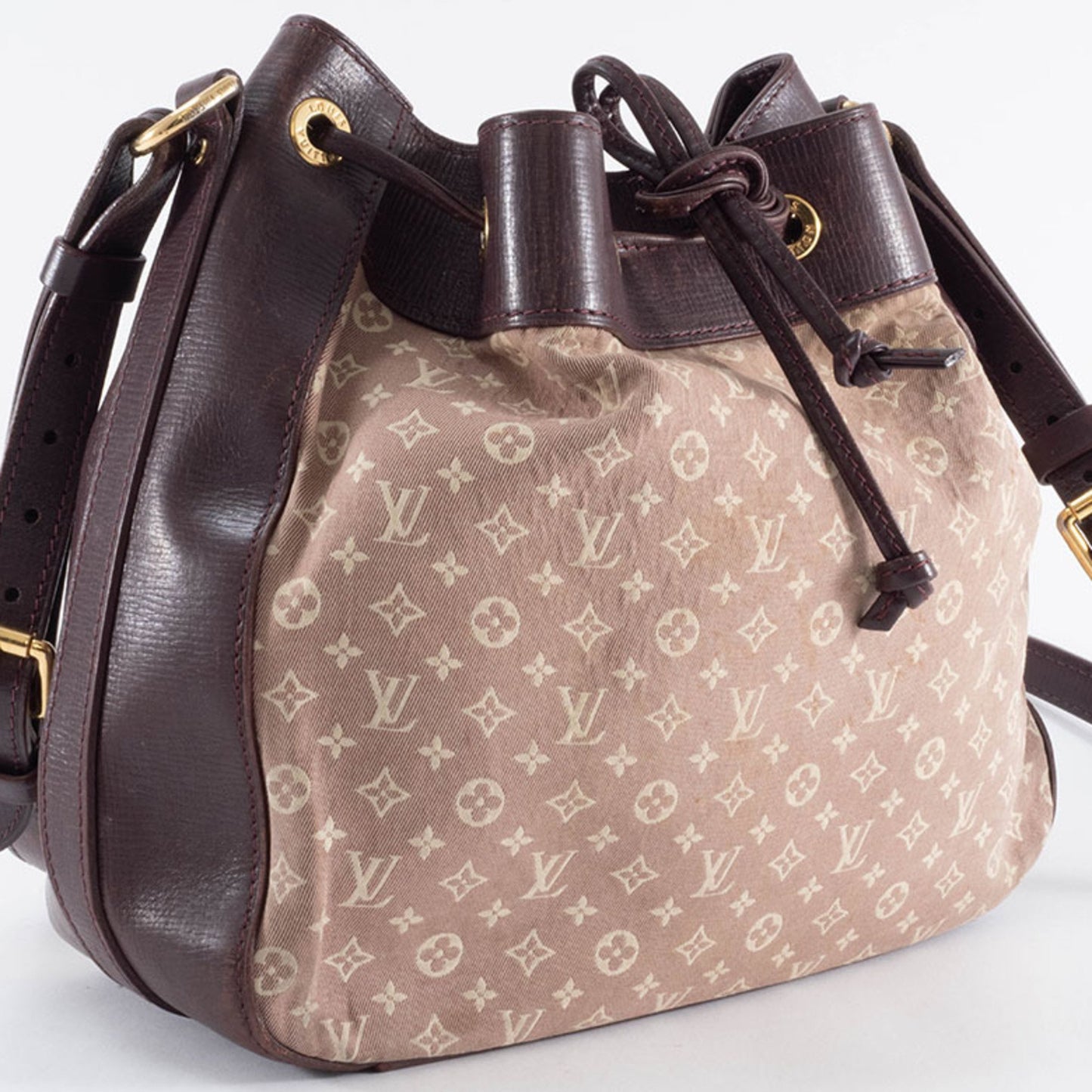 Louis Vuitton Noe Pm Shoulder Bag Monogram Idylle Sepia M40668
