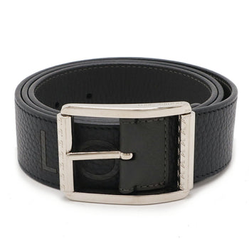 Louis Vuitton Louis Vuitton Santur Reverso Reversible 40Mm Belt Taurillon Leather Black Grey #95