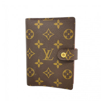 Louis Vuitton Monogram Agenda Pm Planner Cover R20005 Brown