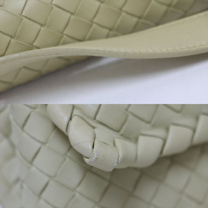 Bottega Veneta Beige Olympia Intrecciato Shoulder Bag Olimpia Intrecciato Flap Chain Mesh Lambskin