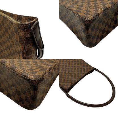 Louis Vuitton Louis Vuitton Shoulder Bag Damier Looping Gm Canvas Brown