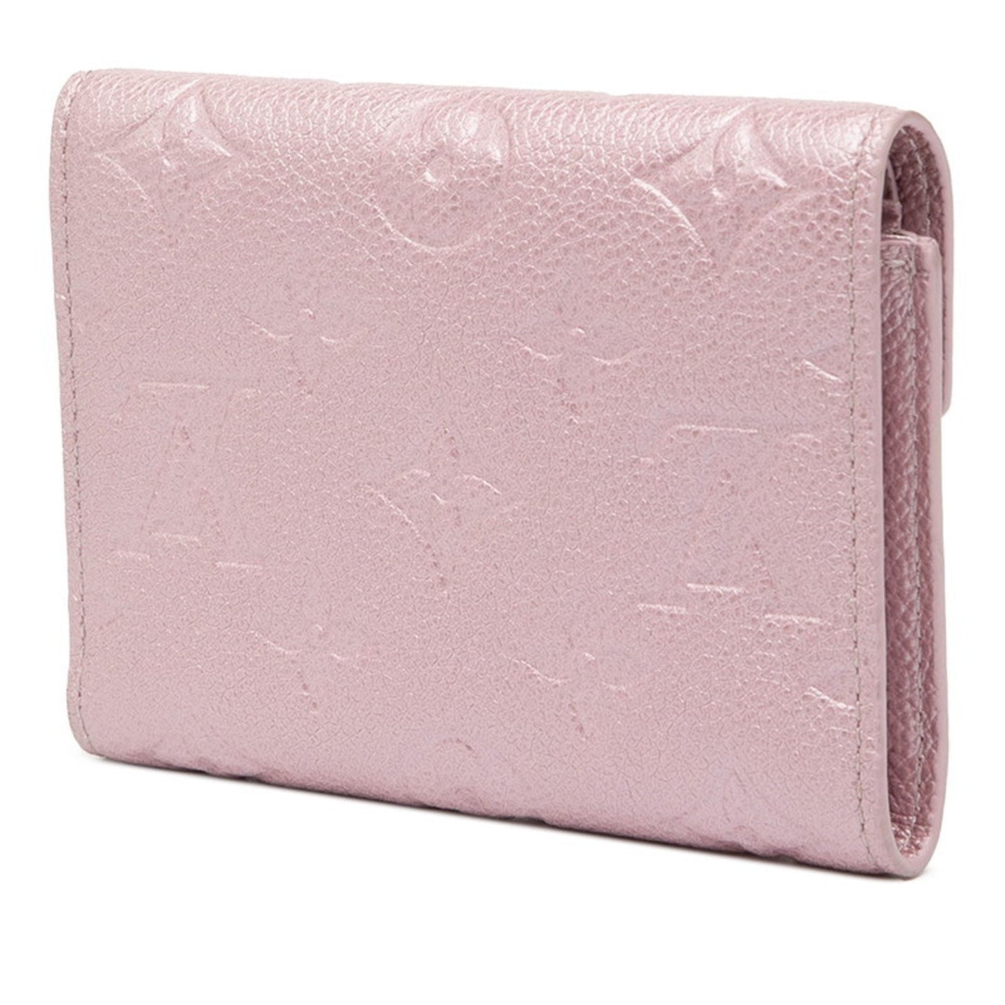 Louis Vuitton Monogram Empreinte Portefeuille Victorine Bifold Wallet M82343 Pink Leather