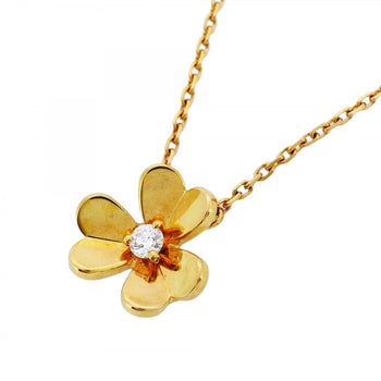 Van Cleef & Arpels Frivole Mini 1Pd Necklace In 18Kyg Yellow Gold
