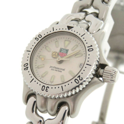 Tag Heuer S99.008 Cell Stainless Steel Cream Silver Quartz Watch 1045Tag Heuer