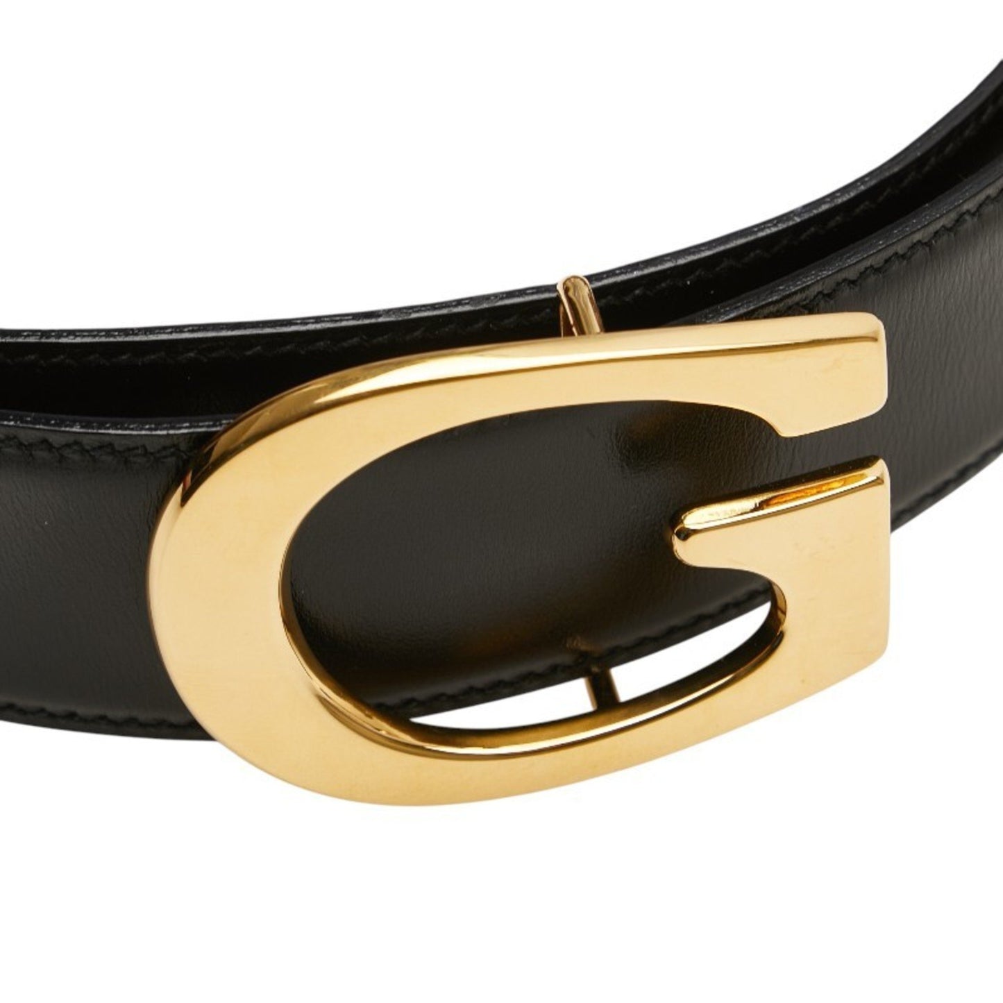 Gucci G Logo Belt Size: 70 28 036 519 Black Brown Leather