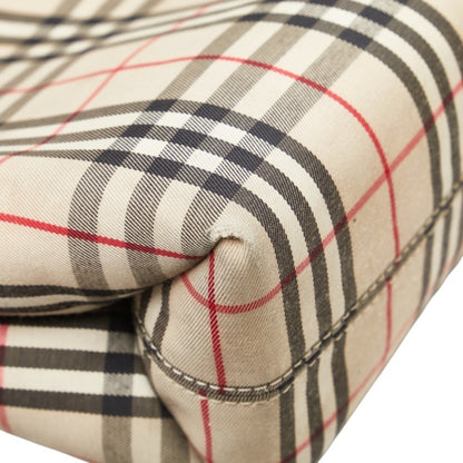 Burberry Nova Check Handbag In Beige Multicolor Canvas