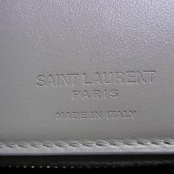 Saint Laurent Joan 650981 Ivory Leather Bifold Wallet