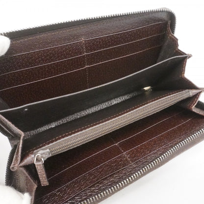 Gucci Gg Canvas Long Wallet 112724 Brown