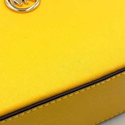 Michael Kors Jet Set Glam Shoulder Bag Daffodil 35S3G8Gc1L Yellow Leather