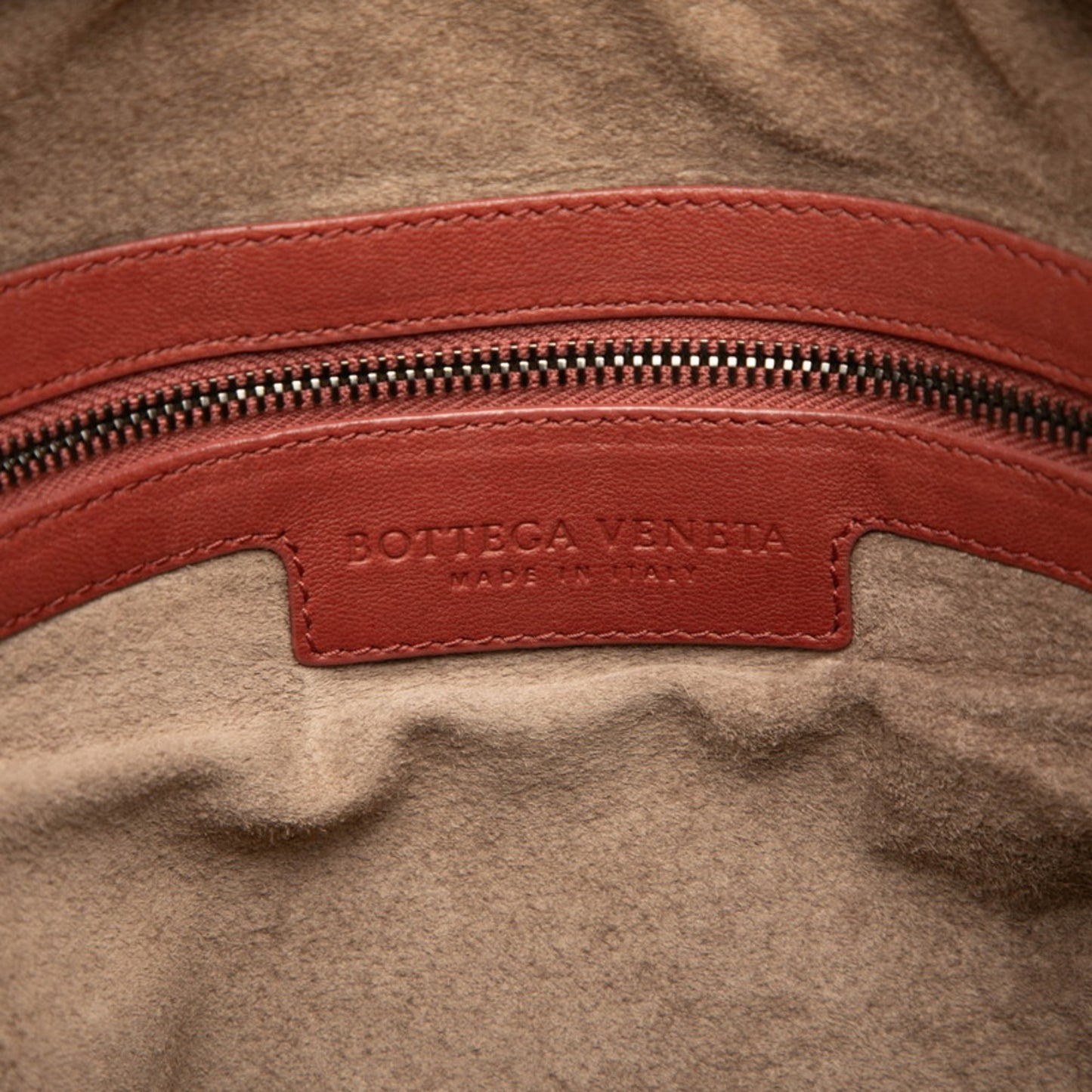 Bottega Veneta Intrecciato One-Shoulder Bag In Brown Leather
