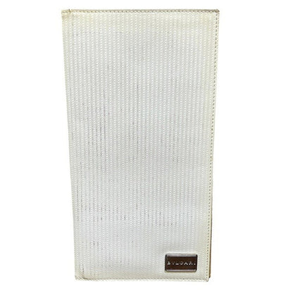 Bvlgari Mirelge White Leather Accessory Passport Case