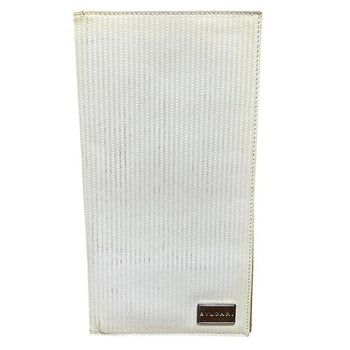 Bvlgari Mirelge White Leather Accessory Passport Case