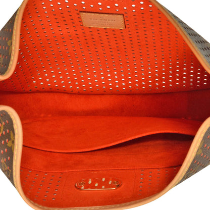 Louis Vuitton Louis Vuitton Perfor Demi Lune Shoulder Bag Monogram Canvas M95178 Mi0036 Orange