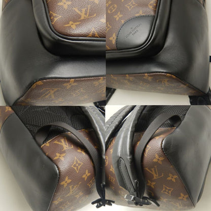 Louis Vuitton Louis Vuitton Monogram Macassar Dean Backpack M45335 Noir 252826