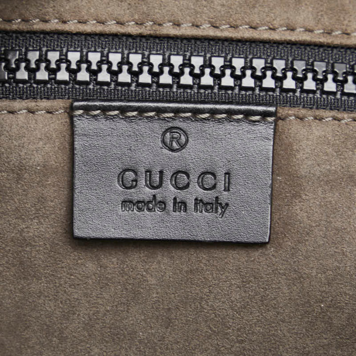 Gucci Gg Supreme Waist Bag 450946 Beige Black Leather