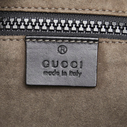 Gucci Gg Supreme Waist Bag 450946 Beige Black Leather