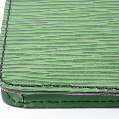 Louis Vuitton Porte-Document Senator Case Clutch Bag M54455 Epi Leather Green