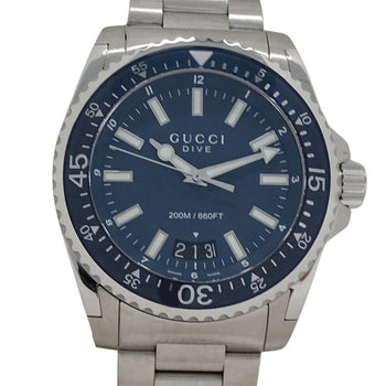 Gucci Men'S Dive Date Quartz Watch
