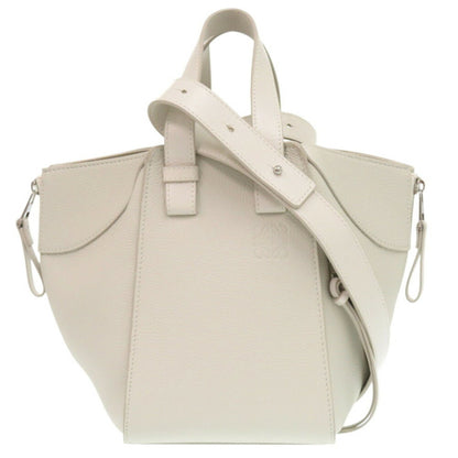 Like New Loewe Hammock Compact A538H13X03 Leather White Handbag