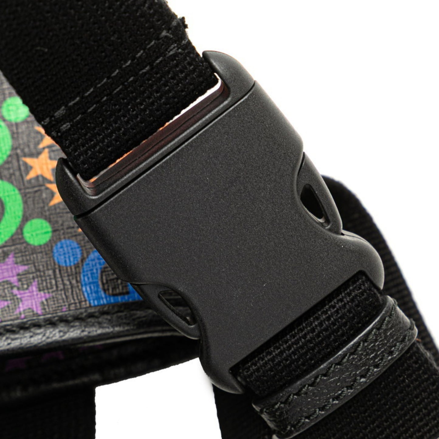 Gucci Gg Psychedelic Waist Bag/Body Bag 598113 Black/Multicolor Leather
