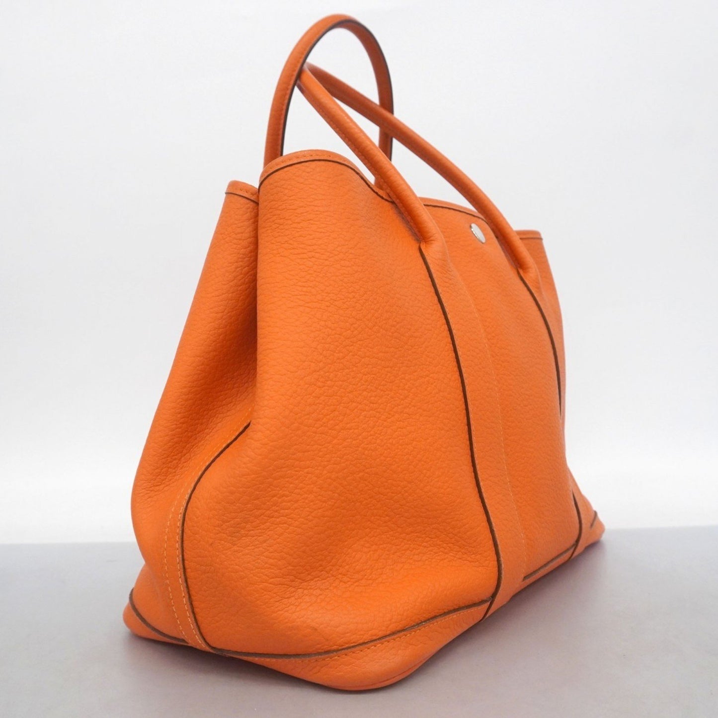 Hermes Herms Garden Pm Negonda Orange Tote Bag