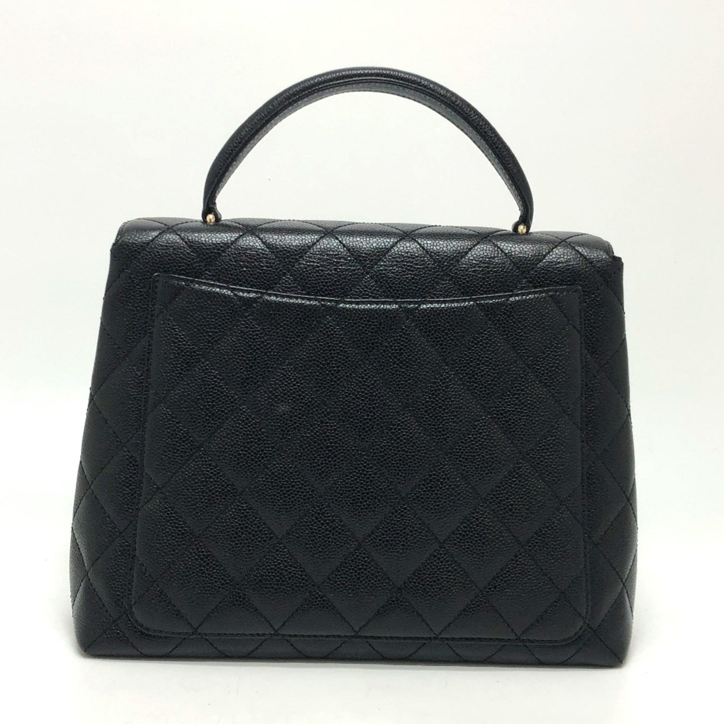 Chanel Cc Mark Cc Bag Tote Bag Hand Bag Black Goldhardware