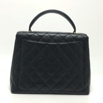 Chanel Cc Mark Cc Bag Tote Bag Hand Bag Black Goldhardware