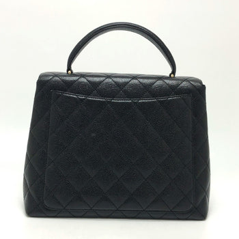 Chanel Cc Mark Cc Bag Tote Bag Hand Bag Black Goldhardware