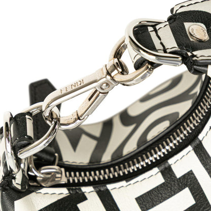 Fendi Nanography Marc Jacobs Collaboration Handbag 7As089 White