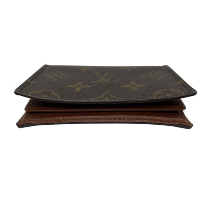 Louis Vuitton Japan Sangapur M60530 Monogram Bifold Business Card Case/Card Case/Pass Case Leather