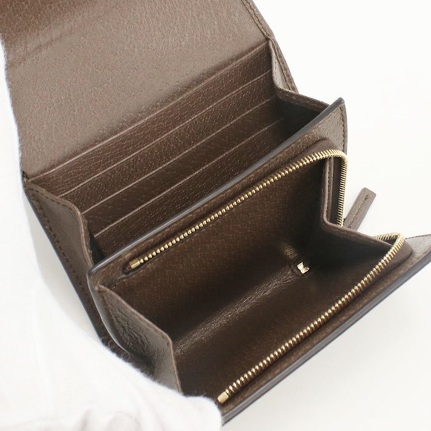 Gucci Gg Ophidia Bifold Wallet (598662) In Beige