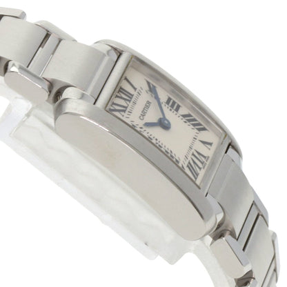 Cartier Tank Franaise W51008Q3 Sm Stainless Steel Watch