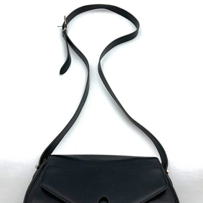 Christian Dior Dior Old Shoulder Bag Leather Black