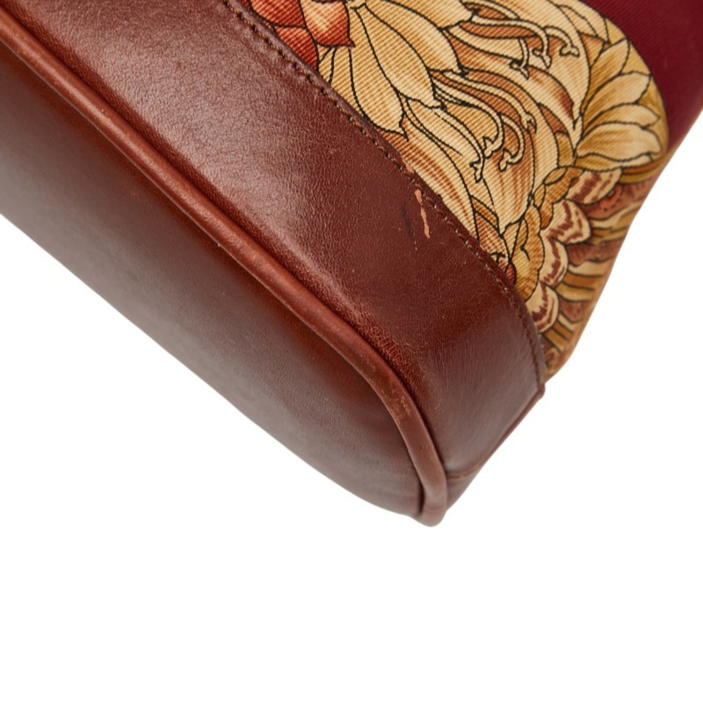 Salvatore Ferragamo Botanical Print Handbag/Shoulder Bag