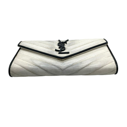 Ysl Paris Yves Saint Laurent Cassandra Long Wallet