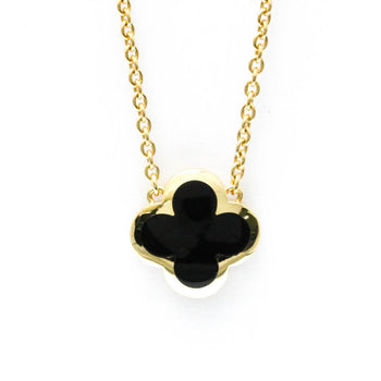 Van Cleef & Arpels Pure Alhambra Necklace Yellow Gold (18K) Onyx Men