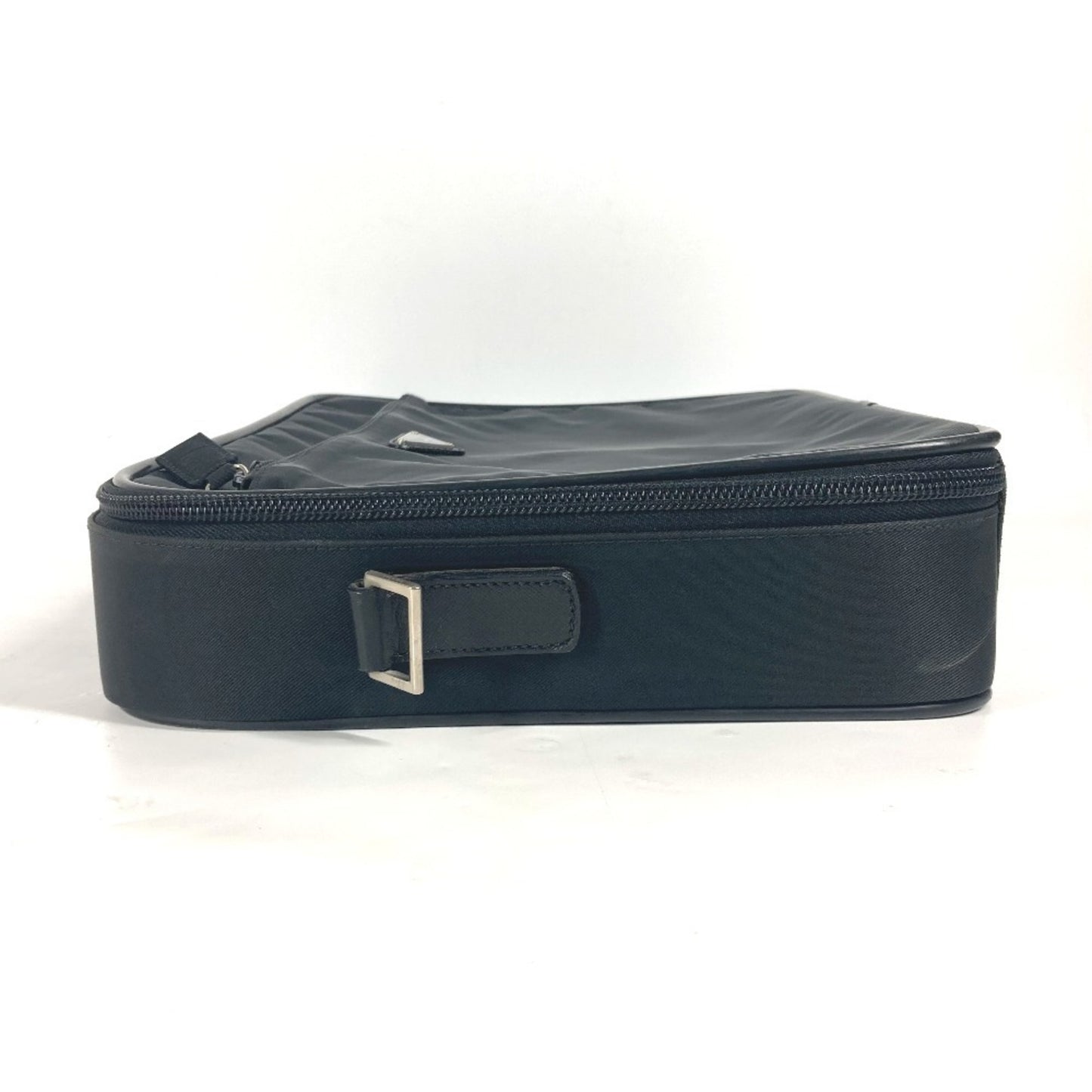 Prada Prada Triangle Logo Plate Bag Document Briefcase Handbag Nylon