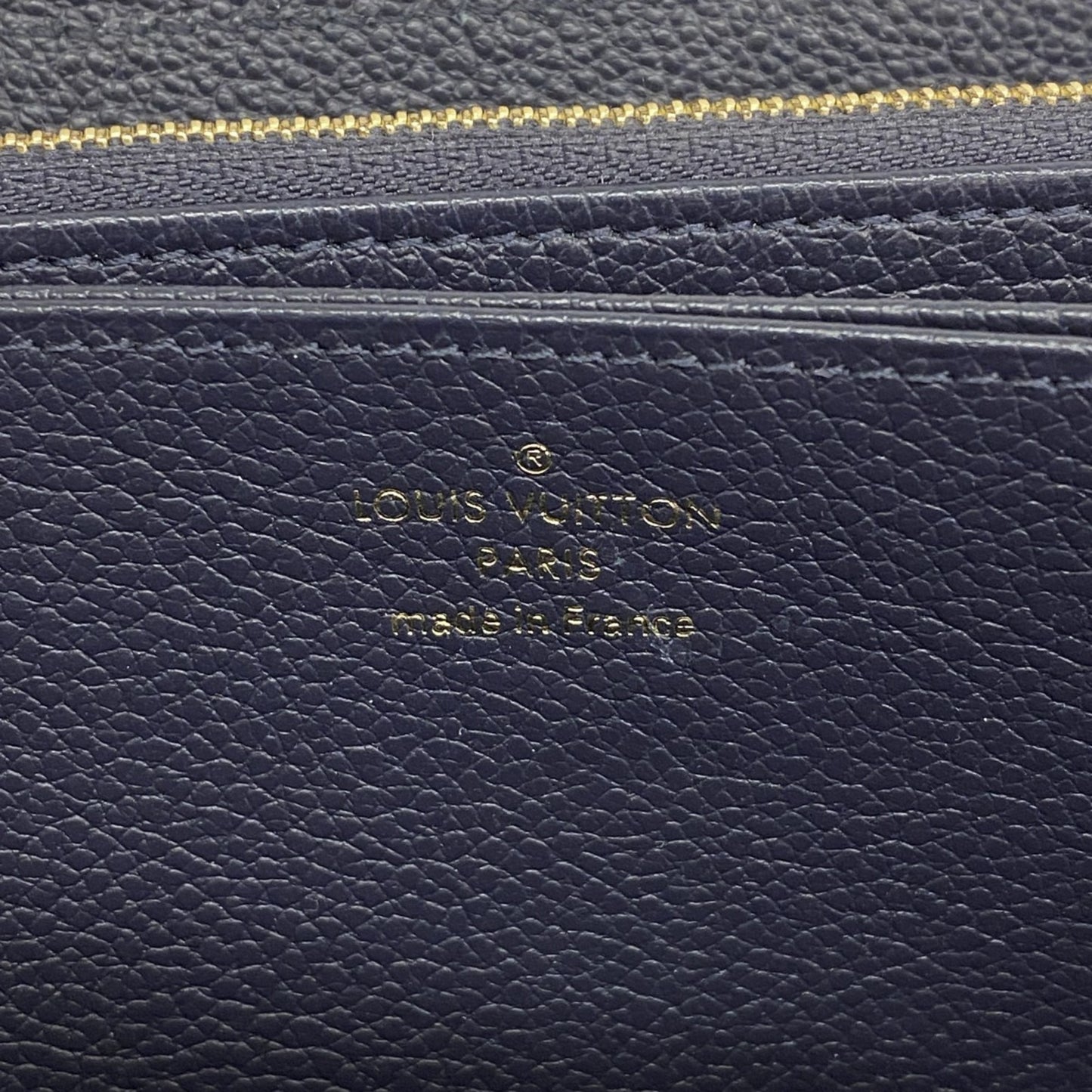 Louis Vuitton Monogram Empreinte Zippy Wallet M62121 Marine Rouge