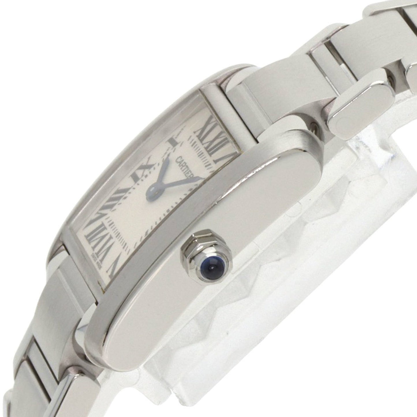 Cartier Tank Franaise W51008Q3 Sm Stainless Steel Watch