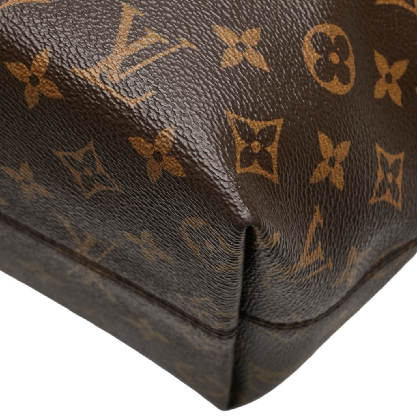 Louis Vuitton Monogram Iena Pm Shoulder Bag M42268 Brown Leather