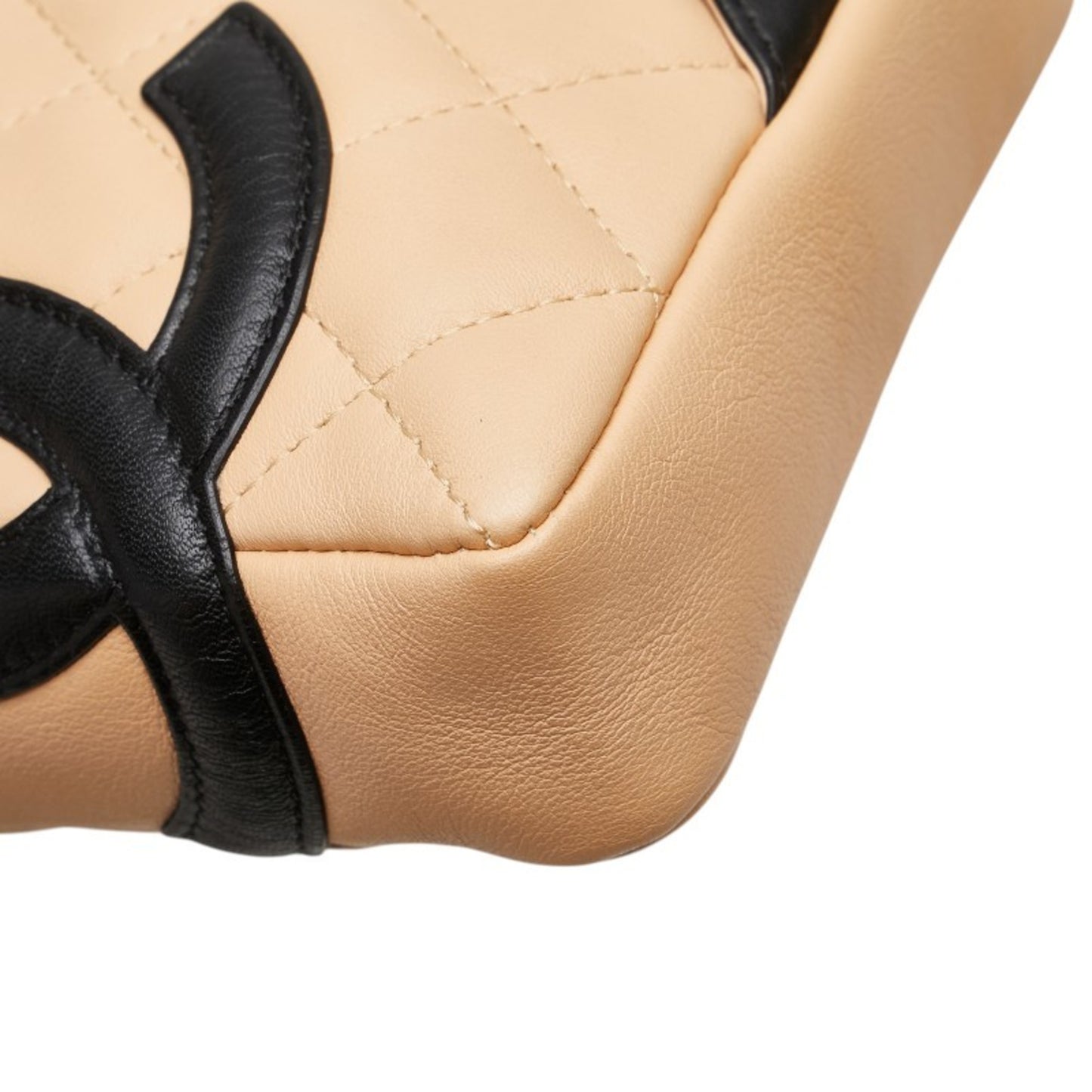 Chanel Cambon Line Coco Mark Shoulder Bag In Beige