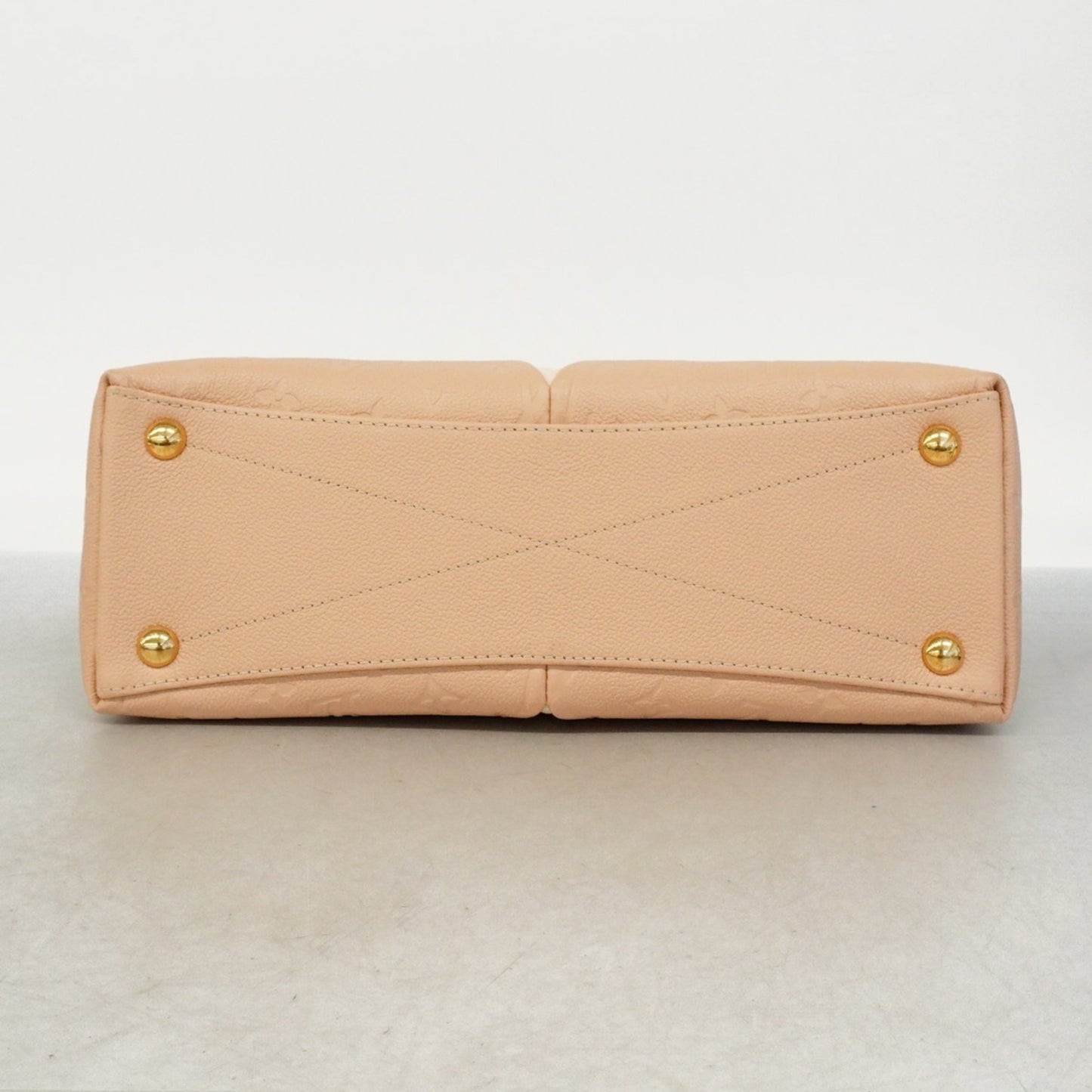 Louis Vuitton Monogram Empreinte V Tote Mm Beige Rose Creme 2-Way Bag