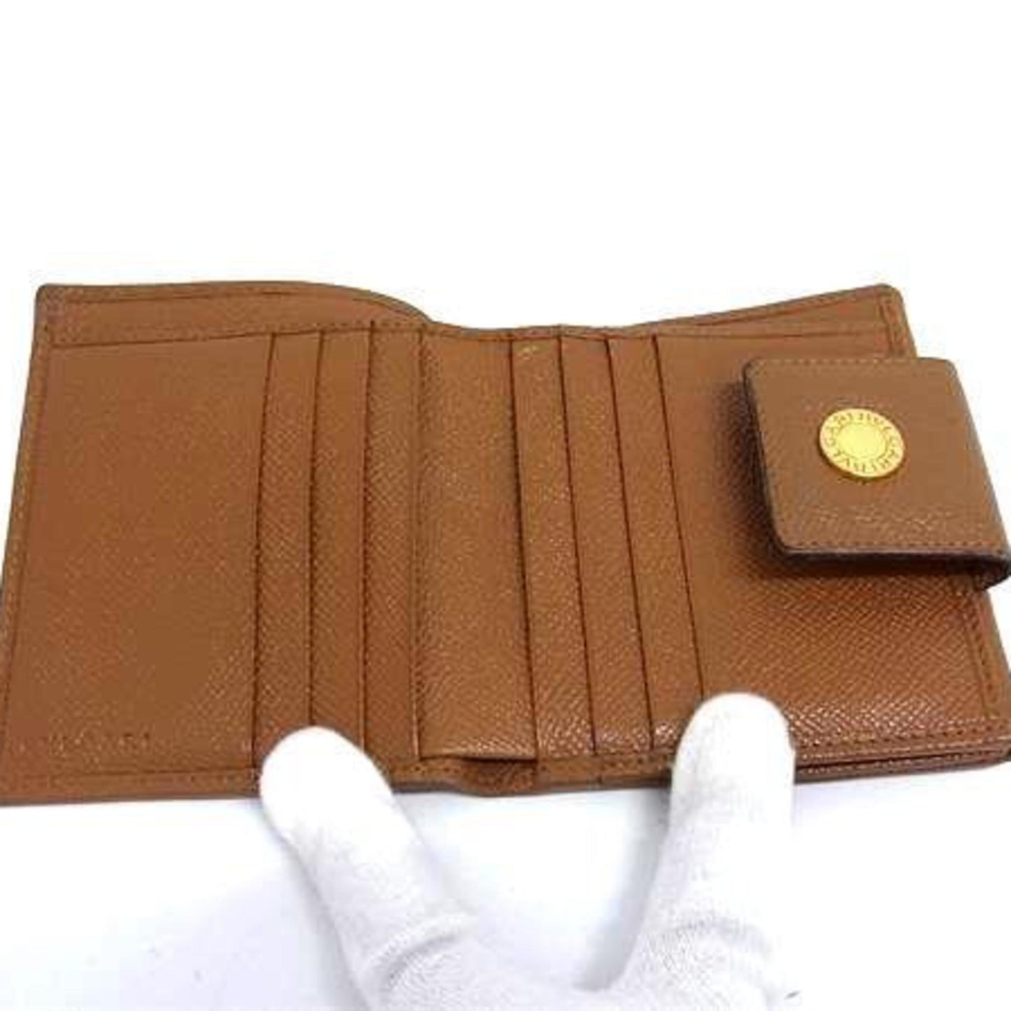 Bvlgari Wallet - Brown Leather Bifold