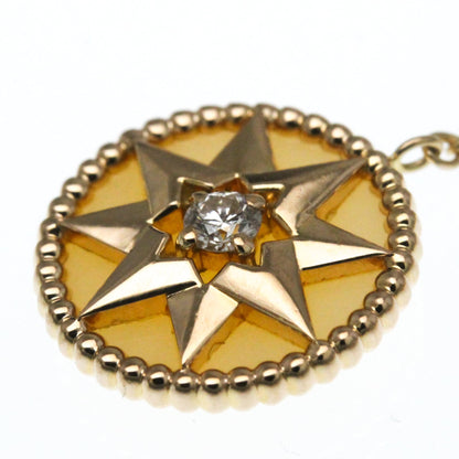 Christian Dior Rose Des Vents Medallion Necklace Rose Quartz Pink Gold (18K) Diamond