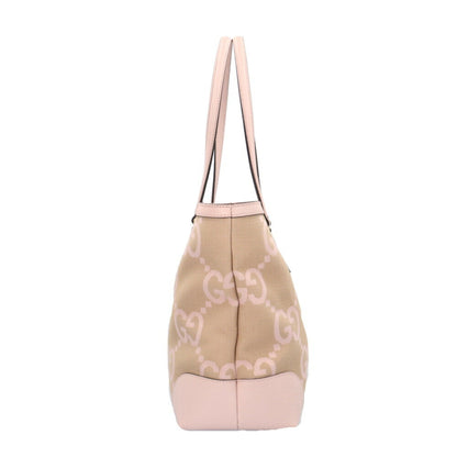 Gucci Jumbo Gg Tote Bag Canvas 631685 Pink