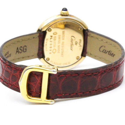 Cartier Must Trinity Vermeil Gold Plated Quartz