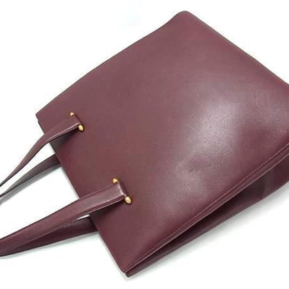 Cartier Must Line Handbag - Bordeaux Leather