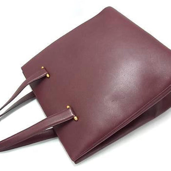 Cartier Must Line Handbag - Bordeaux Leather