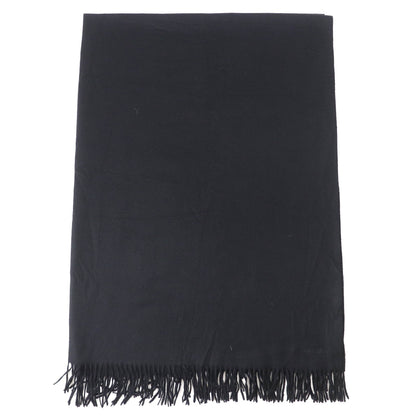 Hermes 100% Cashmere Shawl/Stole/Scarf With Logo Embroidery And Fringe