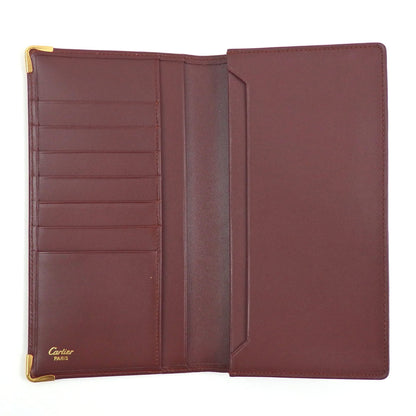 Cartier Bi-Fold Long Wallet Must Line